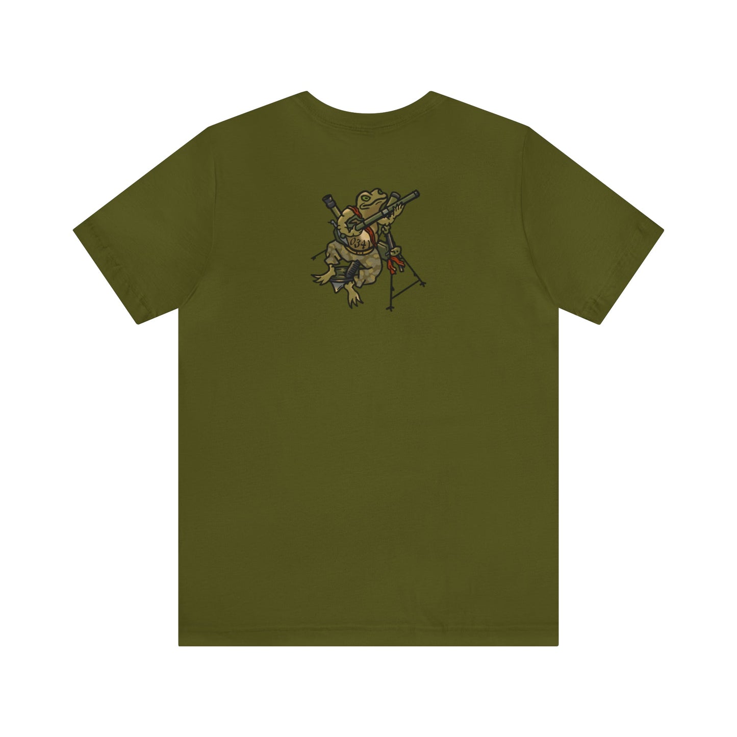 Mortar Frog - Back Print - Short Sleeve Tee