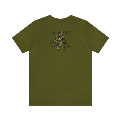 Mortar Frog - Back Print - Short Sleeve Tee