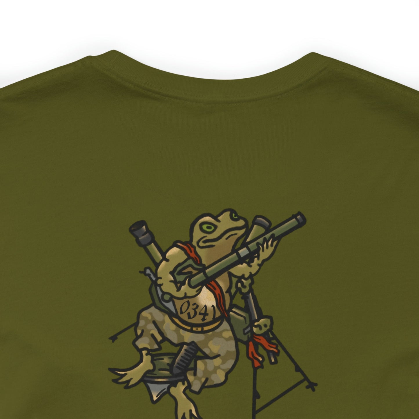 Mortar Frog - Back Print - Short Sleeve Tee