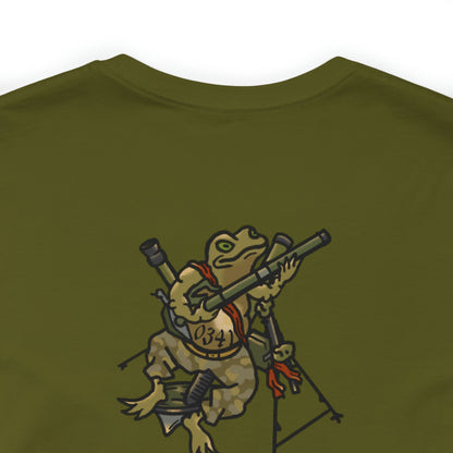 Mortar Frog - Back Print - Short Sleeve Tee