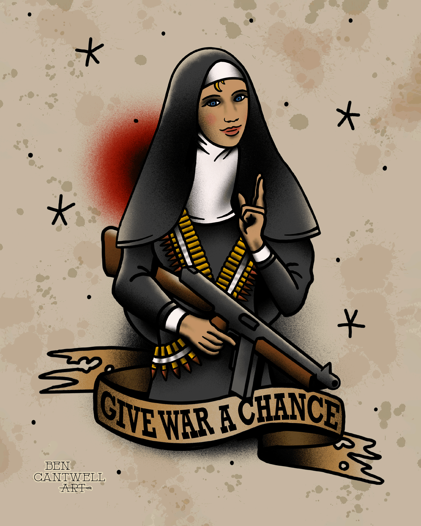 Give War a Chance Nun