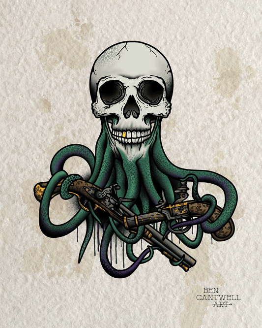 Skull Tentacle's Pistols