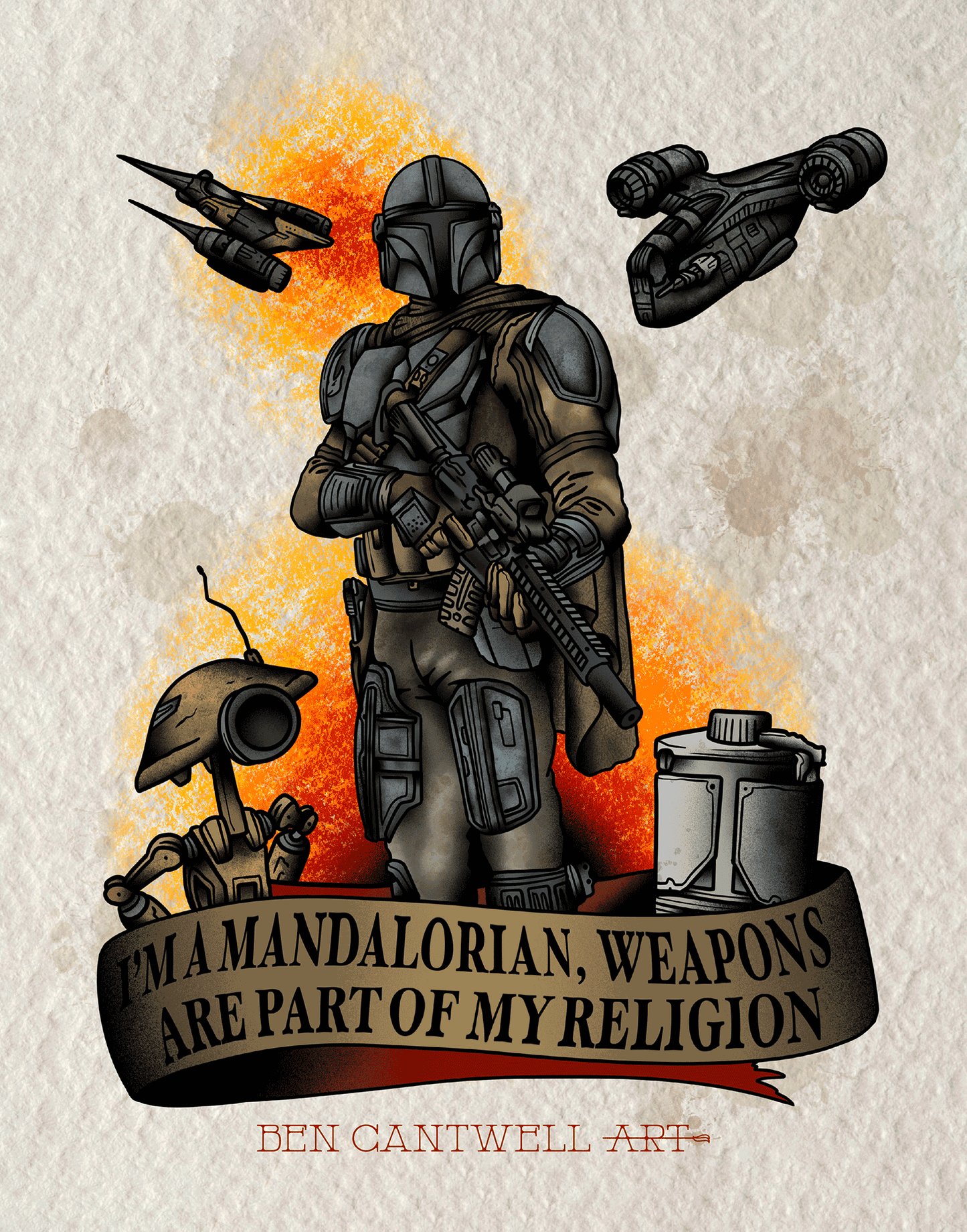 "I'm A Mandalorian. Weapons Are A Part Of My Religion."