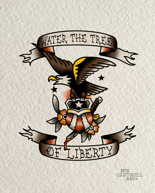 Water the Tree of Liberty Eagle