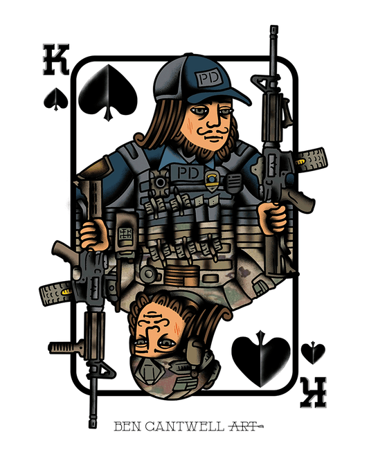 King of Spades - Police Officer / Soldier