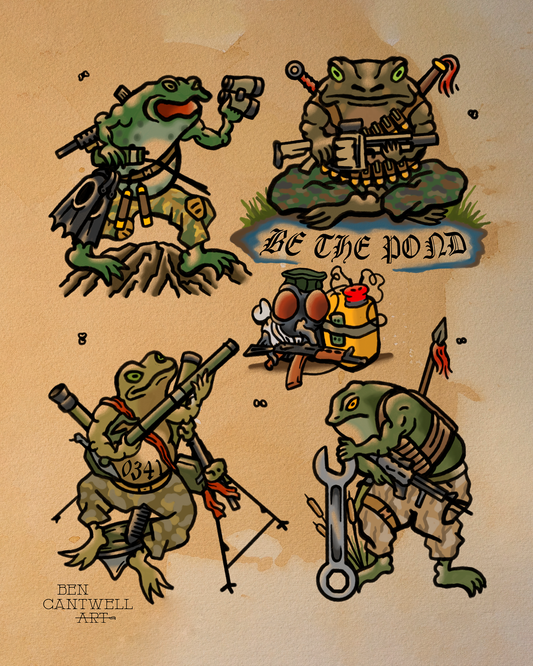 Amphibious Warriors be the Pond