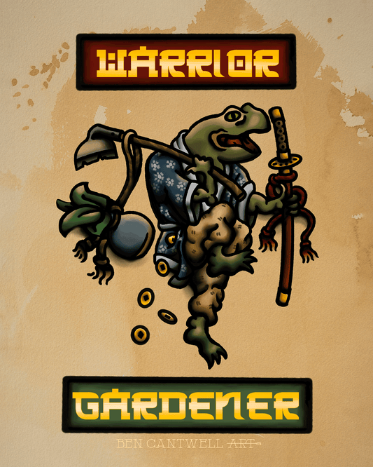 Warrior Gardener Frog