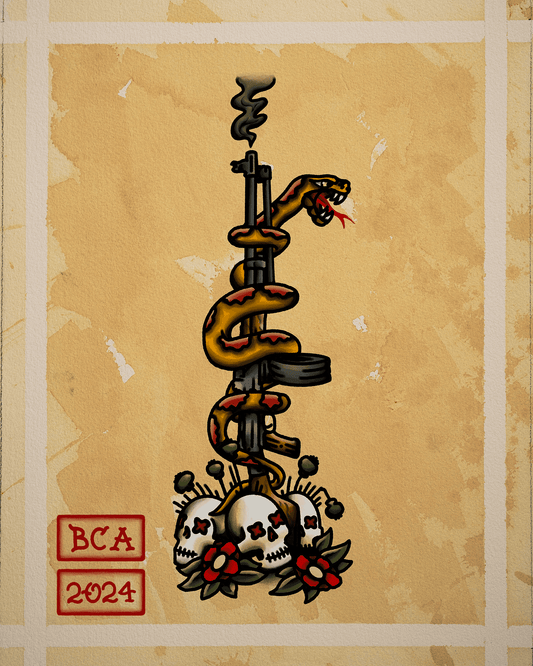 BCA 2024 Collection - Snake, Skulls and RDP Machine Gun