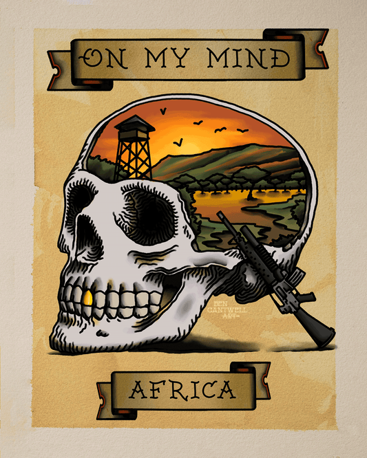 On My Mind Skull - Africa