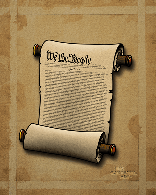 "We the People" Constitution Scroll