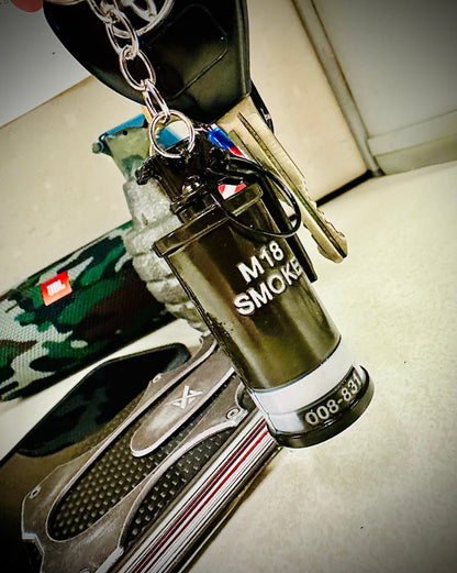 Mini Smoke Grenade Keychain – Tactical, Durable & Compact!