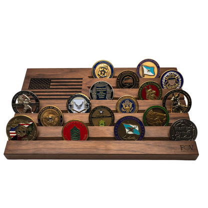 Collective - Wooden Desktop Challenge Coin Holder