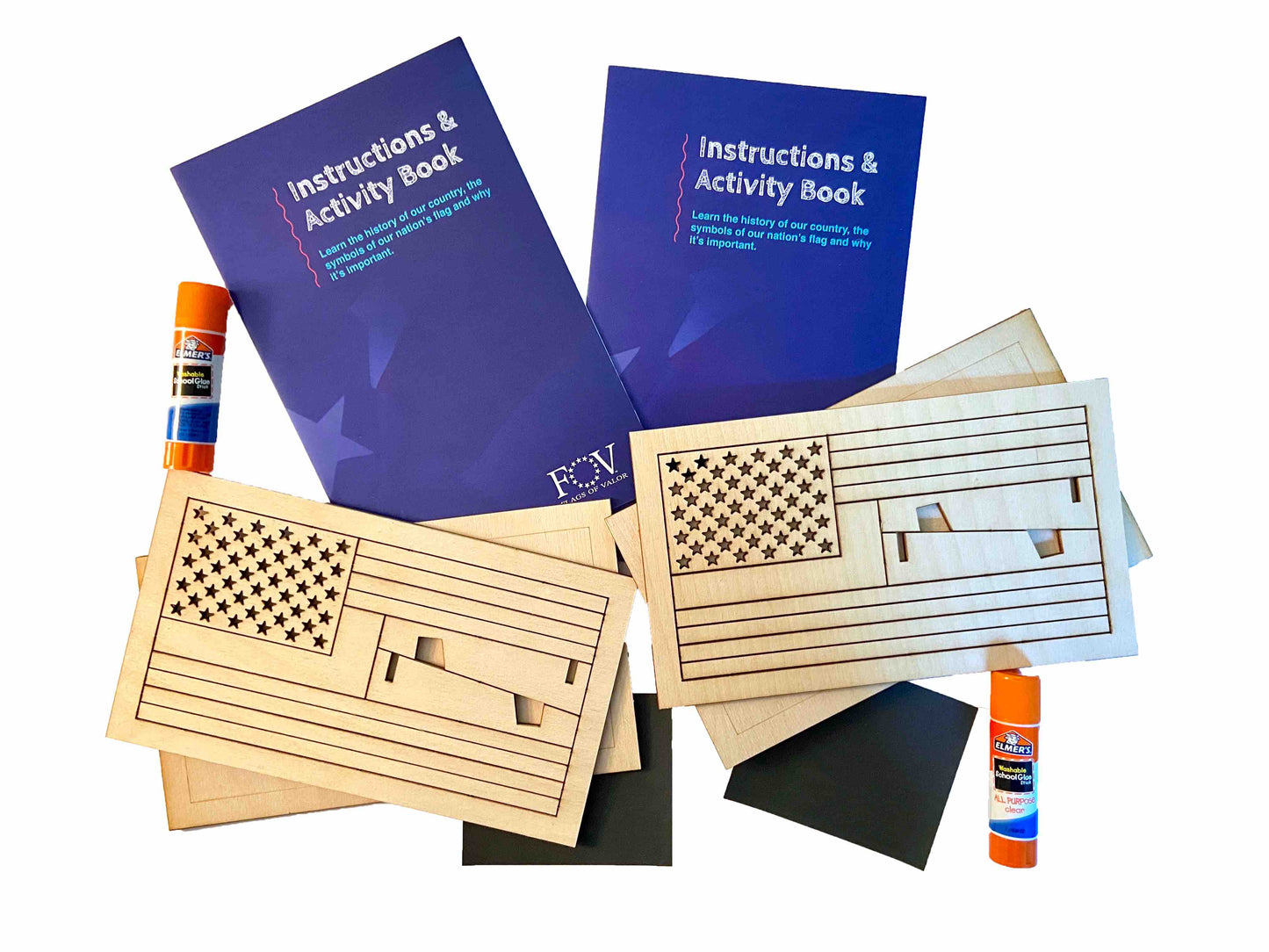 Collective - Kid's Flag Build Kit - 2 Pack