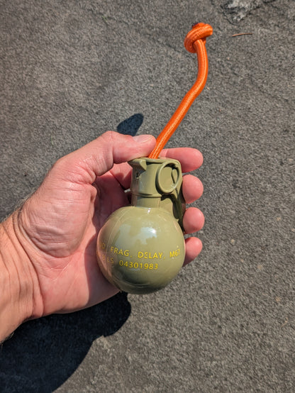 The Boom Ball Rubber Dog Chew Toy