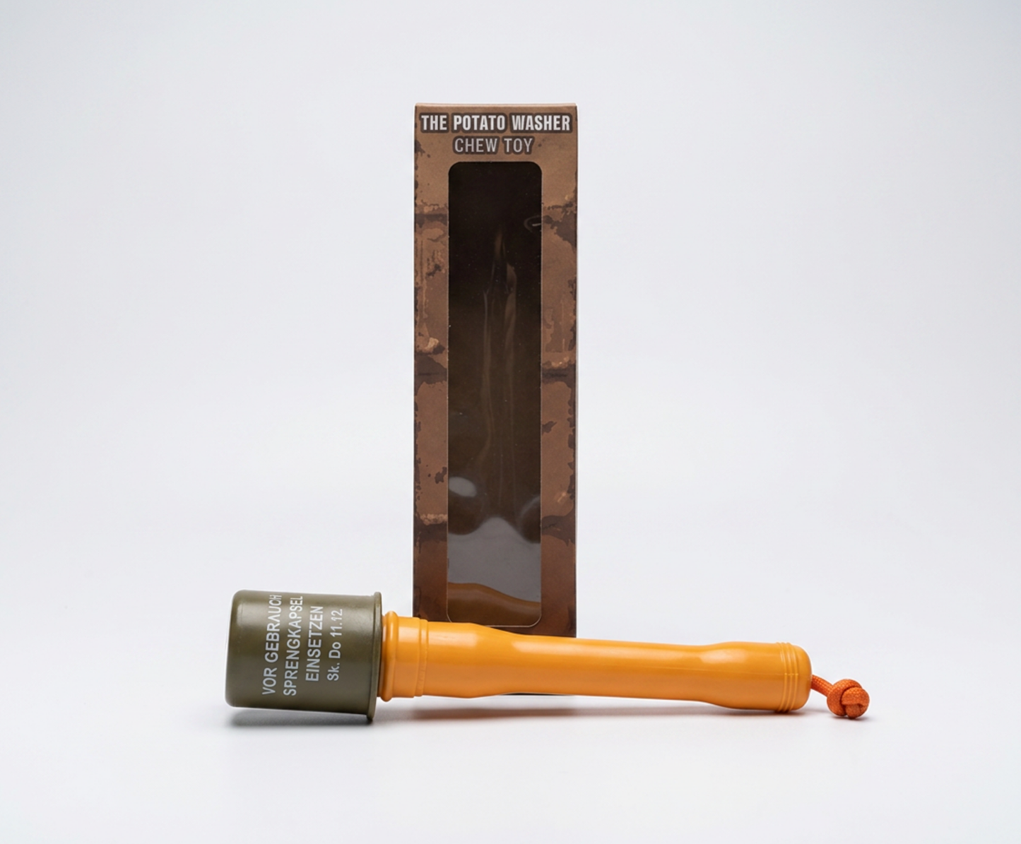 The Potato Masher Rubber Dog Chew Toy