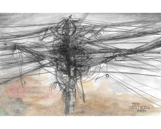 Saigon Telephone Pole