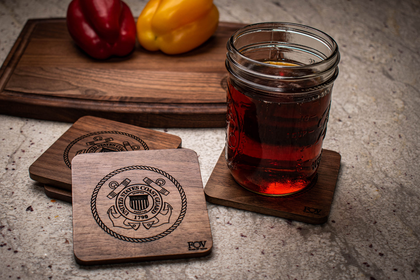Collective - Walnut Coasters
