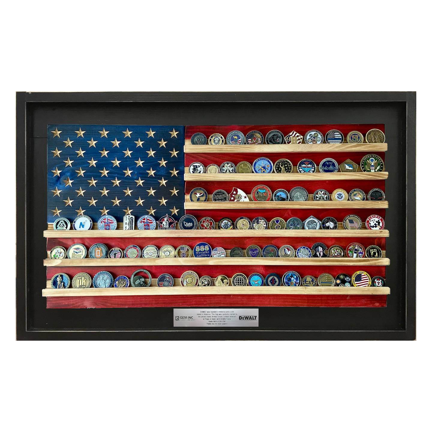 Collective - Challenge Coin Holder Flag