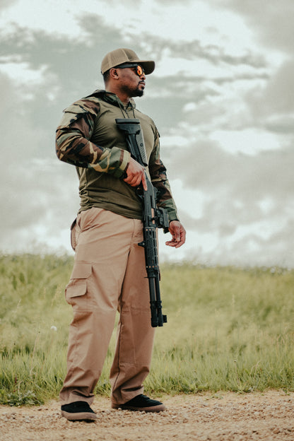 M81 Woodland Green Hooded Combat Shirt