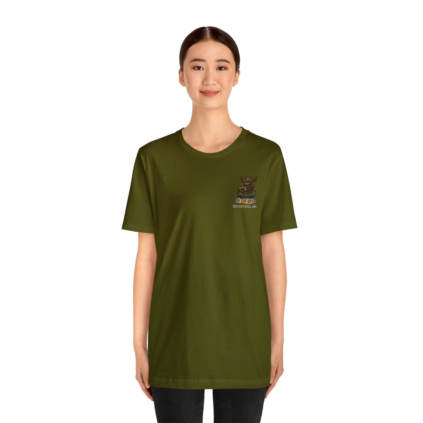 Be the Pond Frog with MK32 Grenade Launcher - Front Print - Short Sleeve Tee