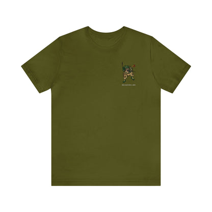 M4 and Radio Frog - Front Print - Short Sleeve Tee