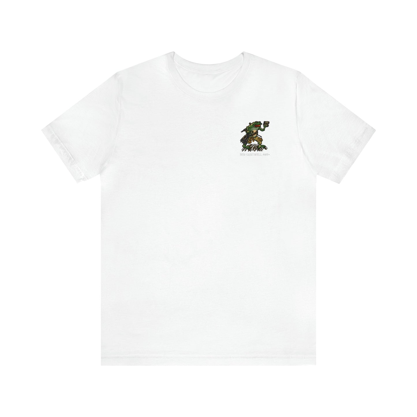 Flippers, Binoculars and Radio Frog - Front Print - Short Sleeve Tee
