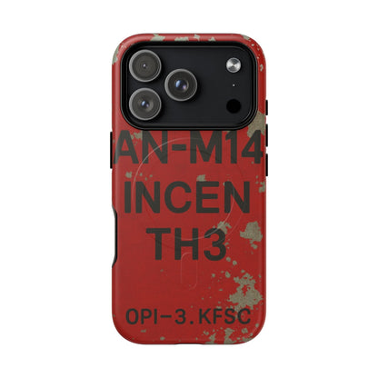 AN-M14 Thermite Tough Magnetic iPhone Case