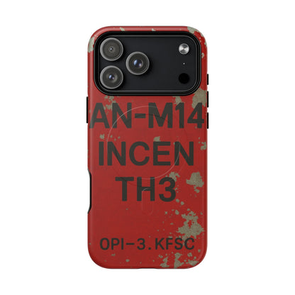 AN-M14 Thermite Tough Magnetic iPhone Case