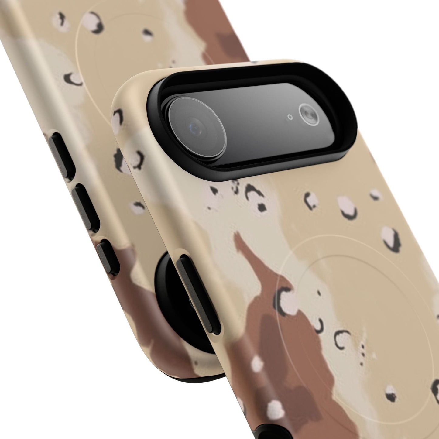 Chocolate Chip Camo Tough Magnetic iPhone Case