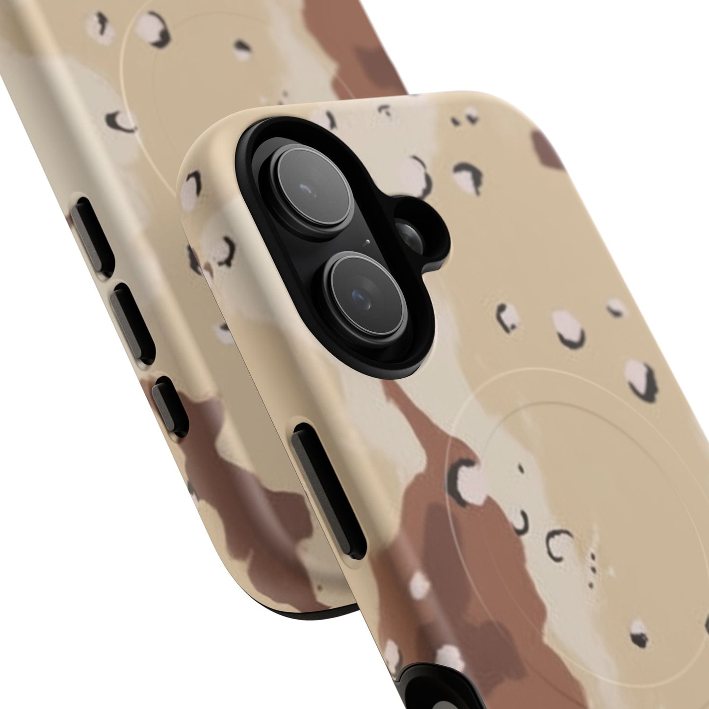 Chocolate Chip Camo Tough Magnetic iPhone Case