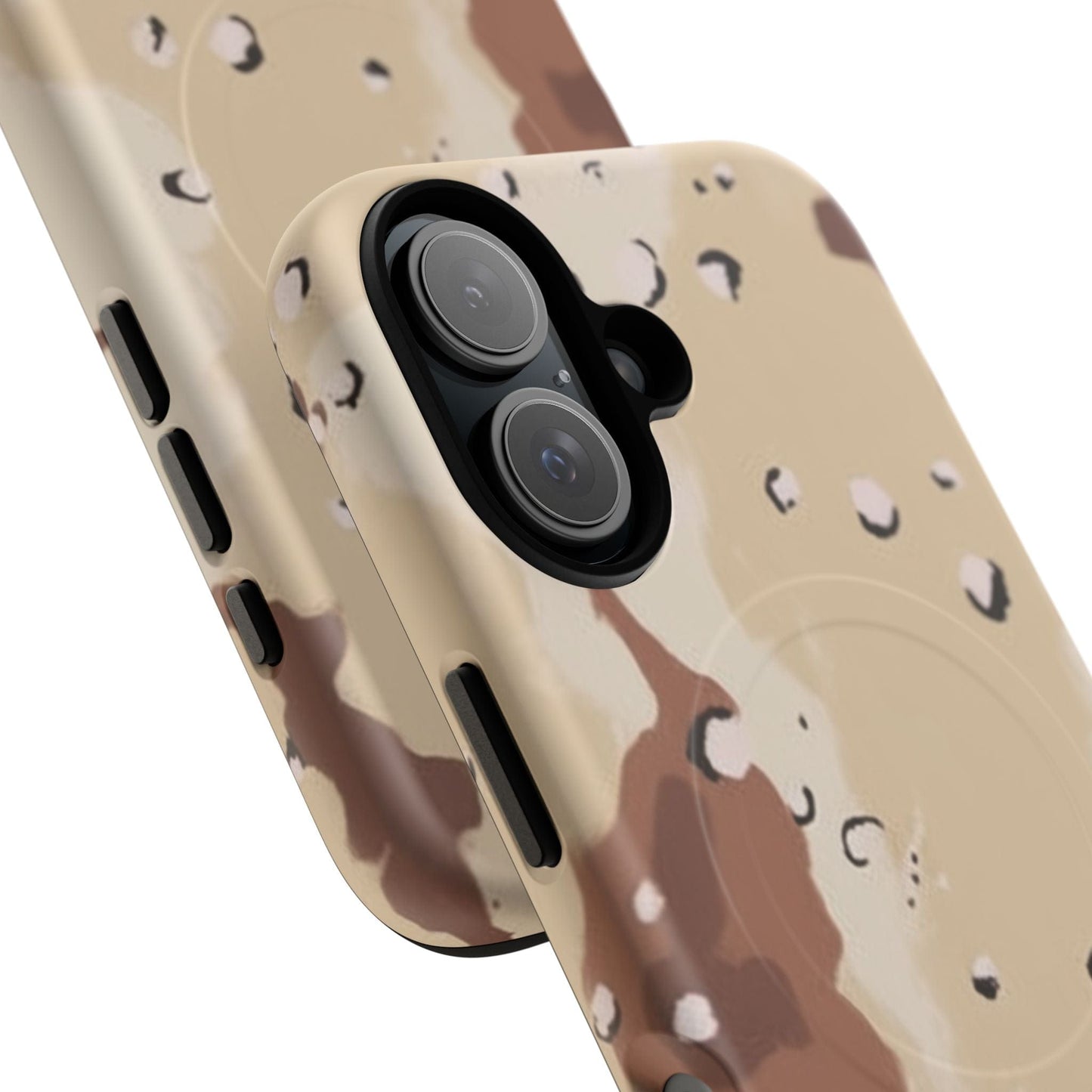 Chocolate Chip Camo Tough Magnetic iPhone Case