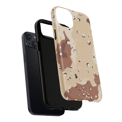 Chocolate Chip Camo Tough Magnetic iPhone Case
