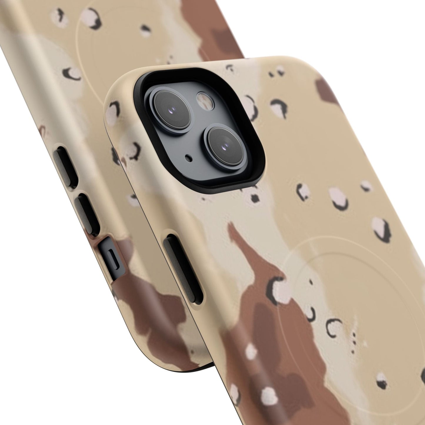 Chocolate Chip Camo Tough Magnetic iPhone Case