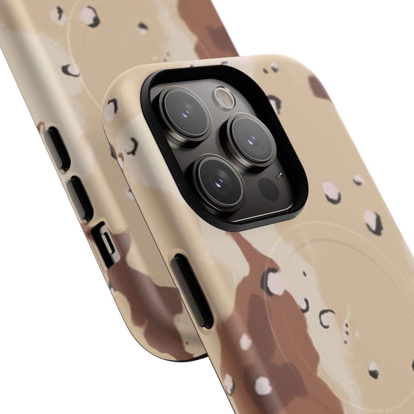 Chocolate Chip Camo Tough Magnetic iPhone Case