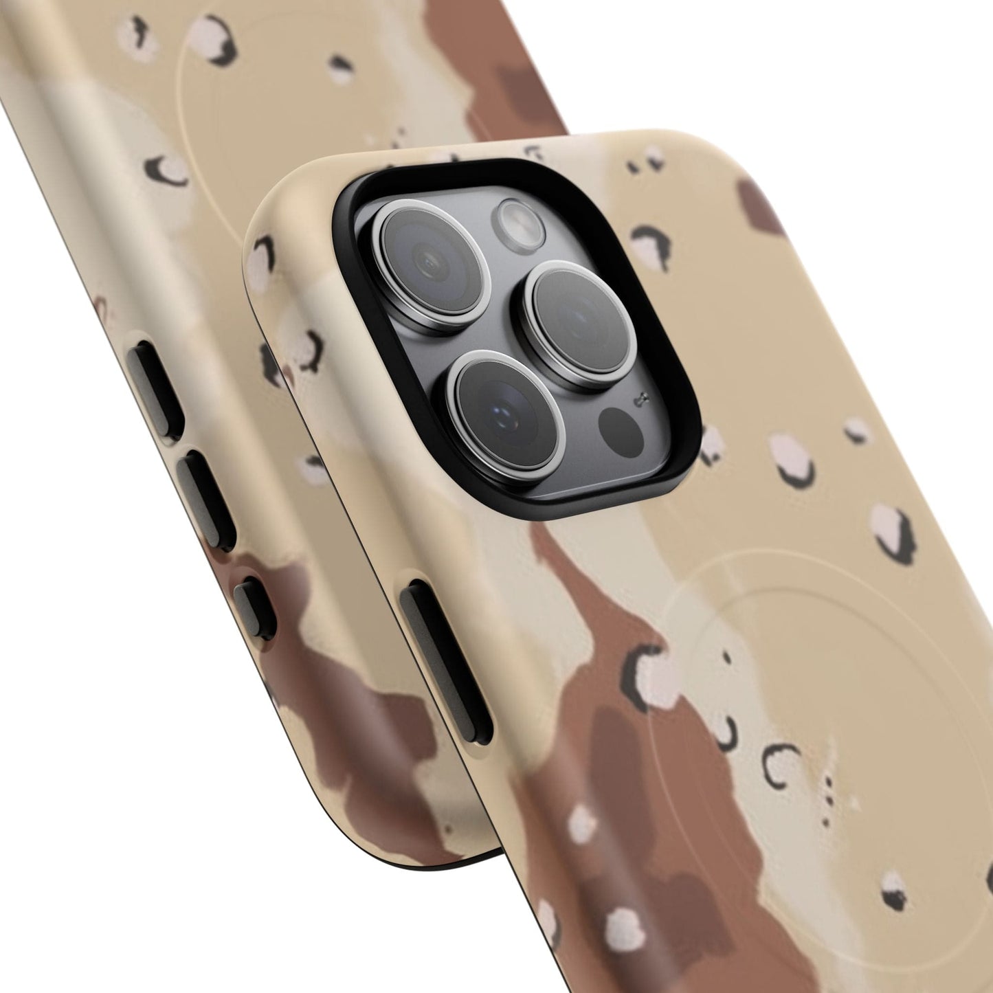 Chocolate Chip Camo Tough Magnetic iPhone Case