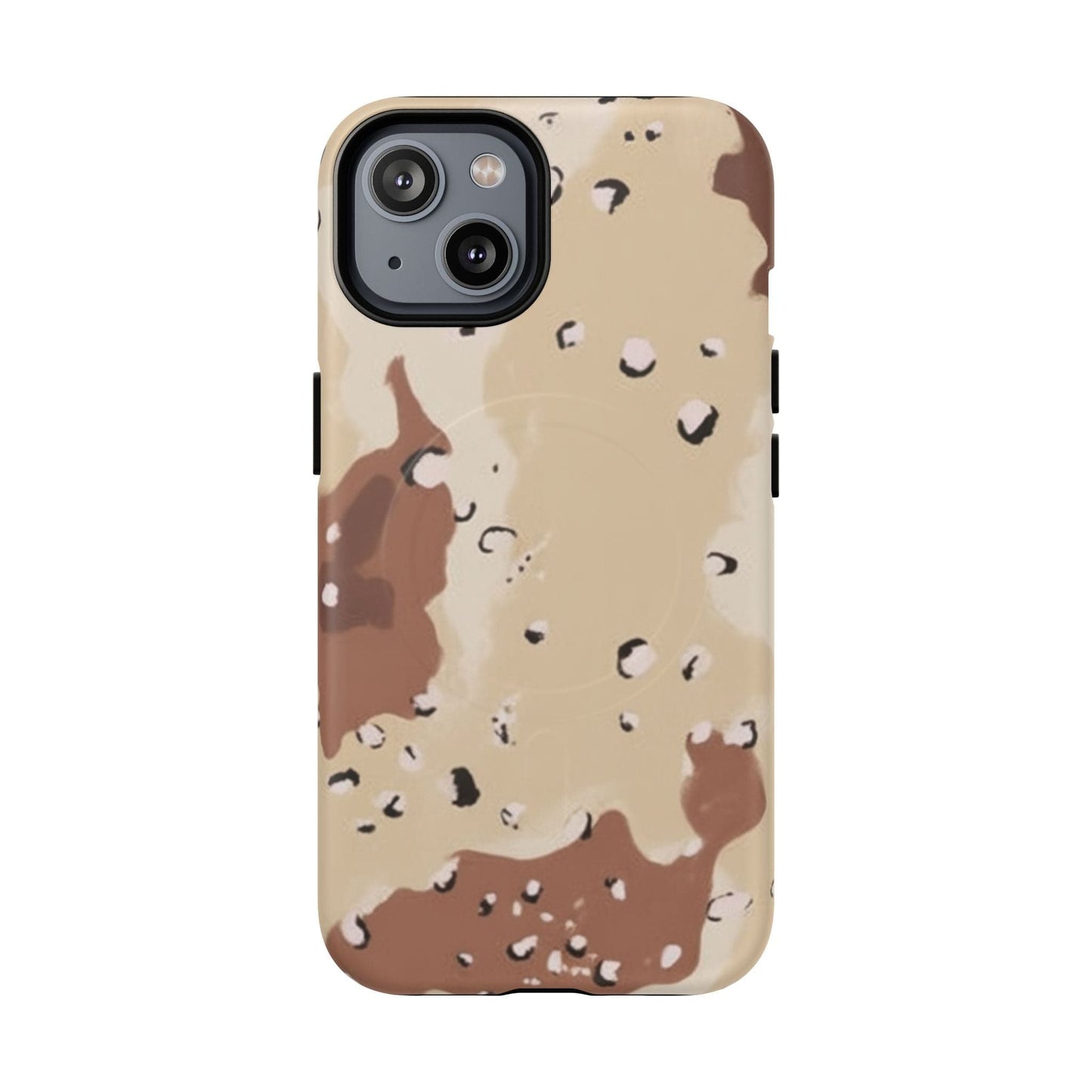 Chocolate Chip Camo Tough Magnetic iPhone Case