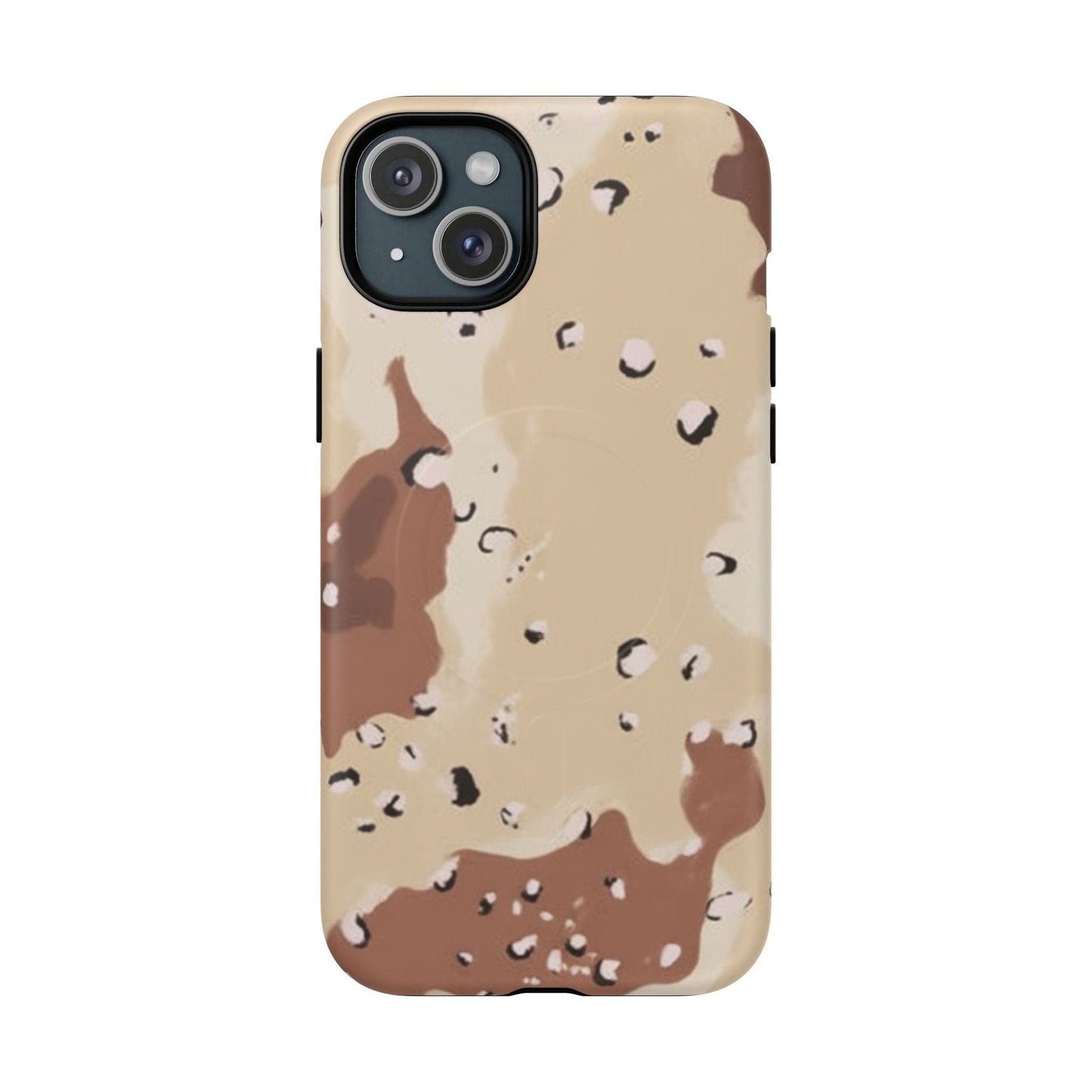 Chocolate Chip Camo Tough Magnetic iPhone Case