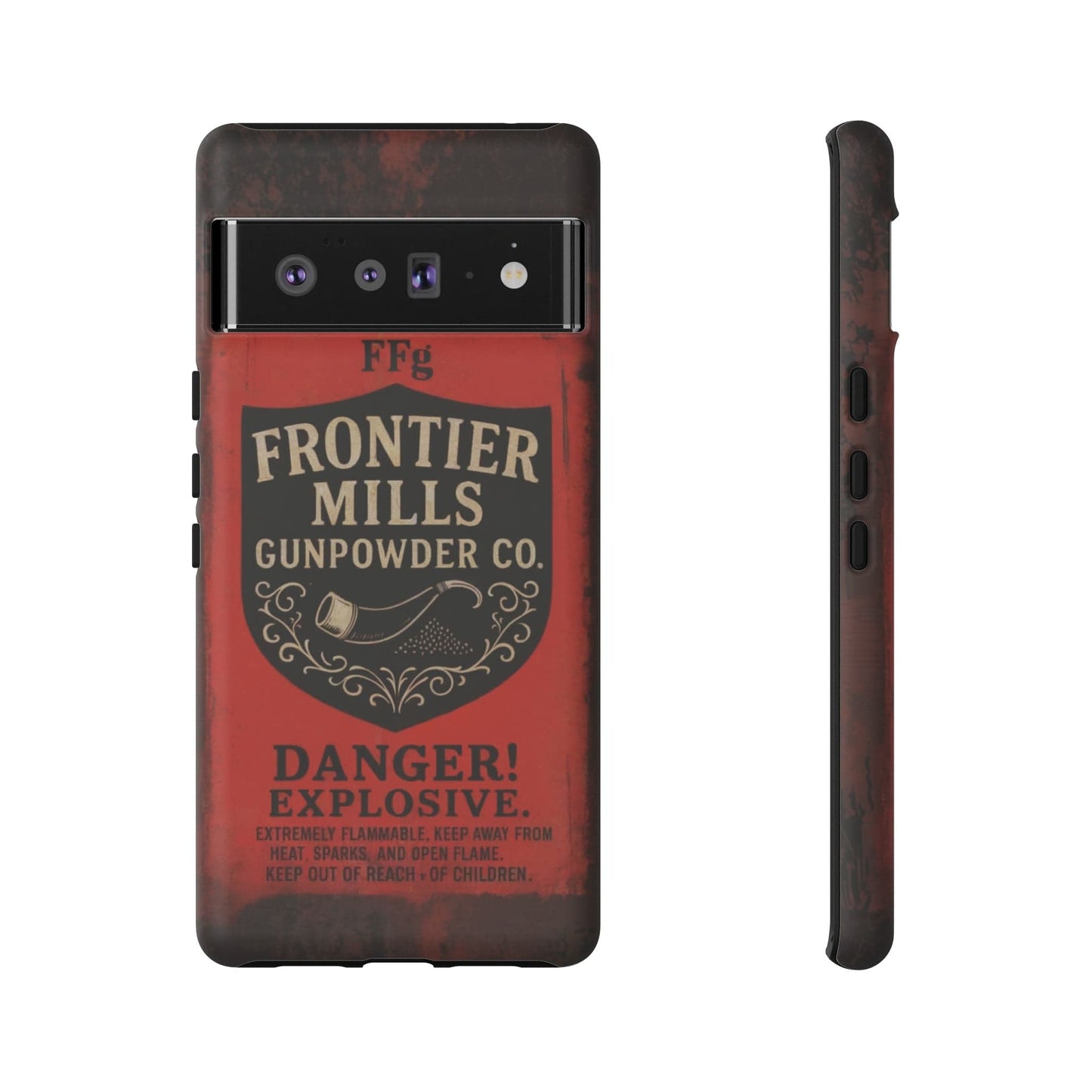 Frontier Mills Black Powder Tough Android Case