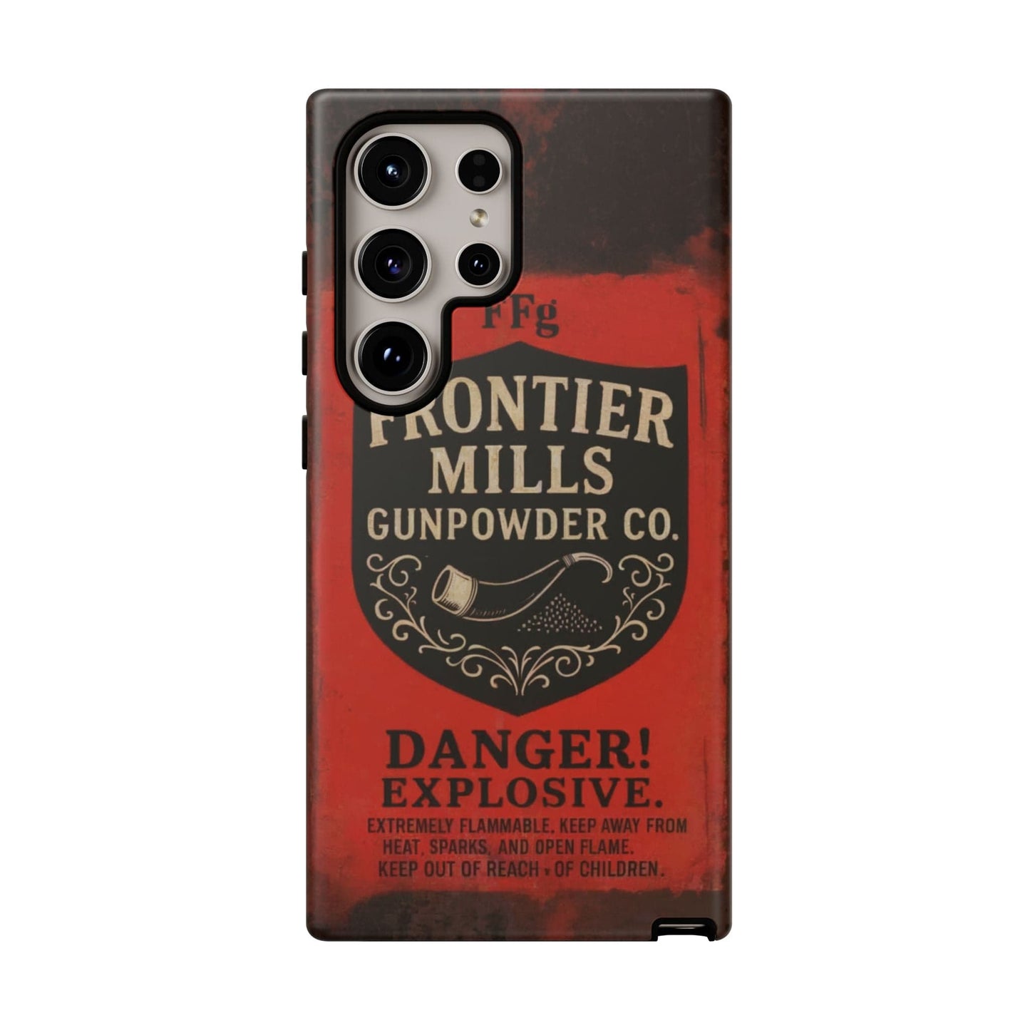 Frontier Mills Black Powder Tough Android Case