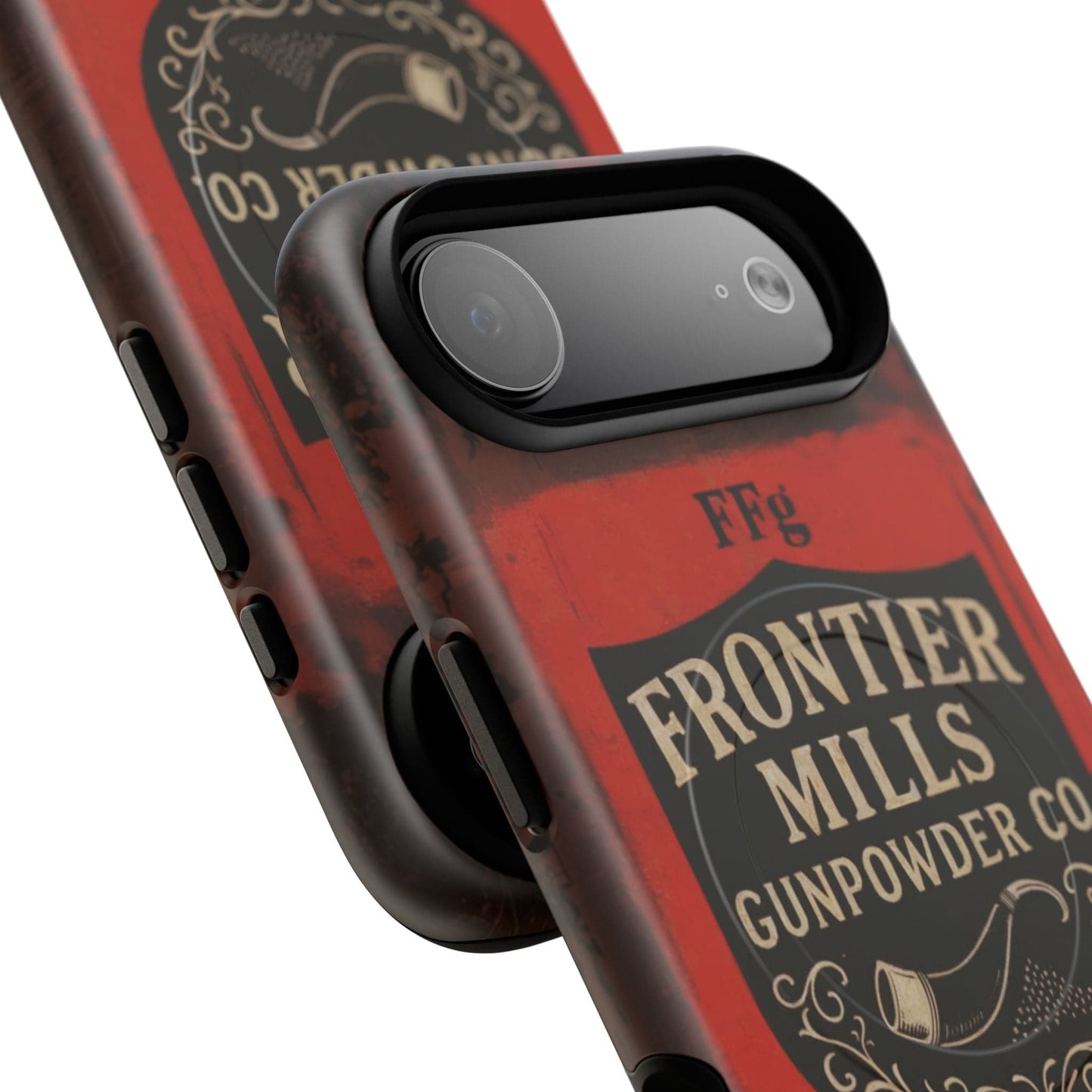 Frontier Mills Black Powder Tough Magnetic iPhone Case