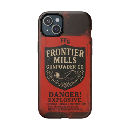 Frontier Mills Black Powder Tough Magnetic iPhone Case