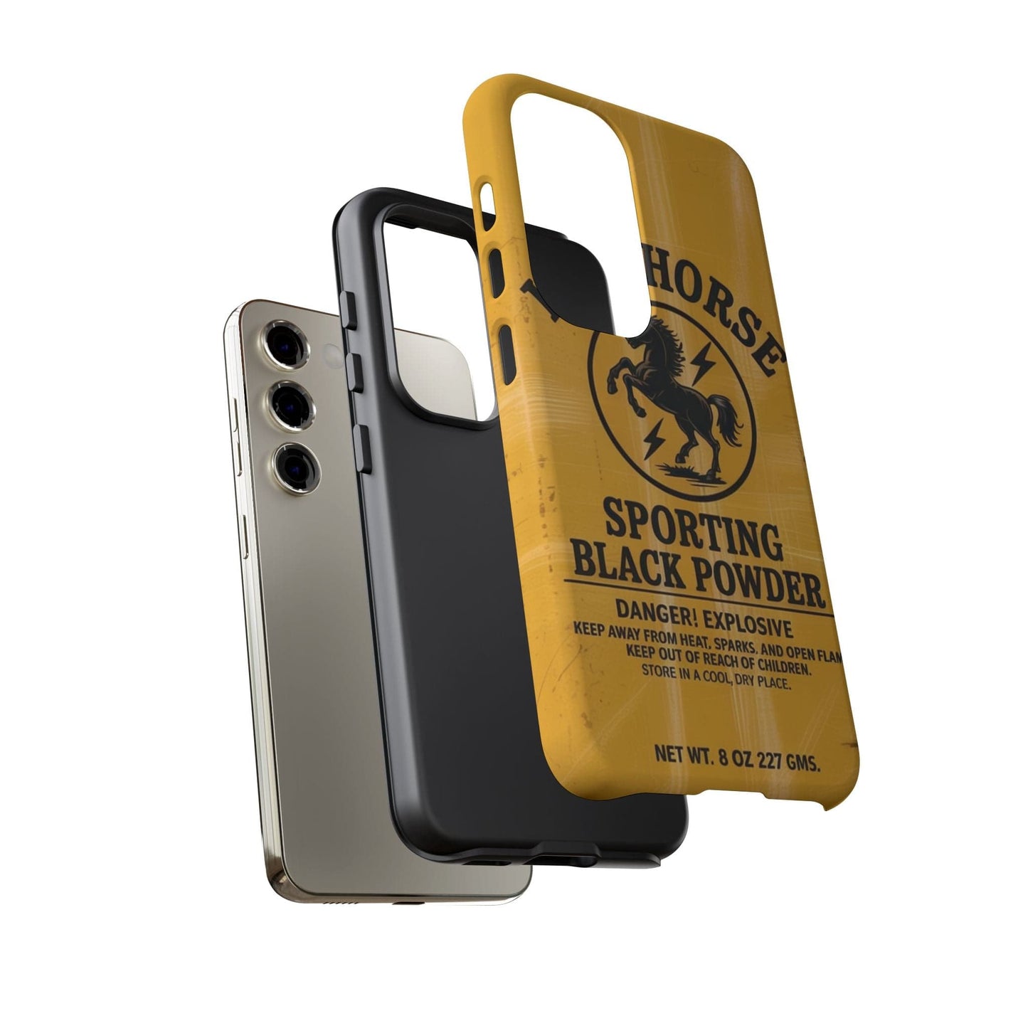 Iron Horse Black Powder Tough Android Case