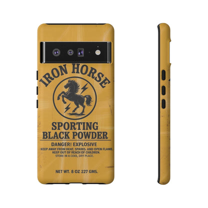 Iron Horse Black Powder Tough Android Case