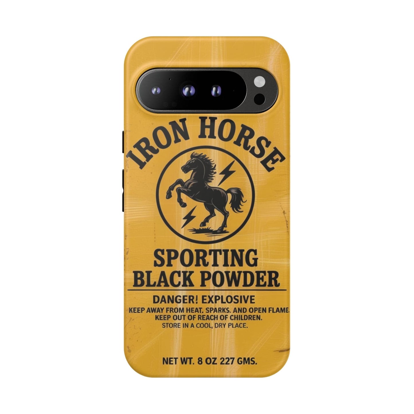 Iron Horse Black Powder Tough Android Case