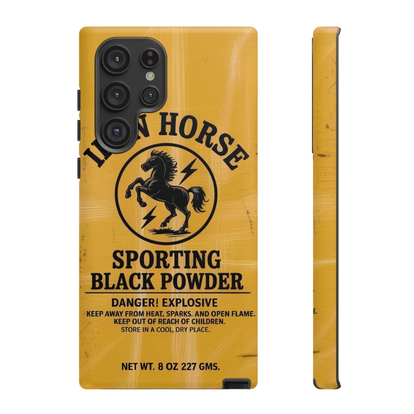 Iron Horse Black Powder Tough Android Case