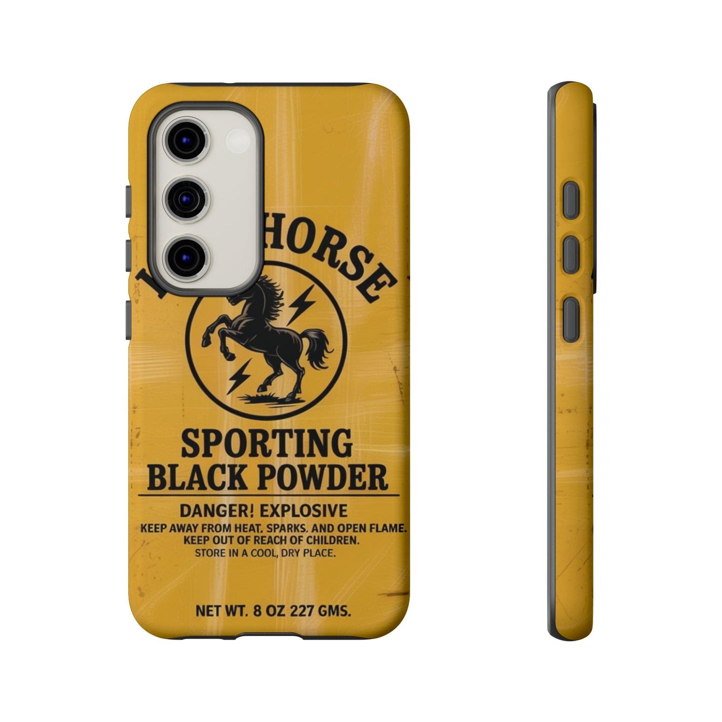 Iron Horse Black Powder Tough Android Case