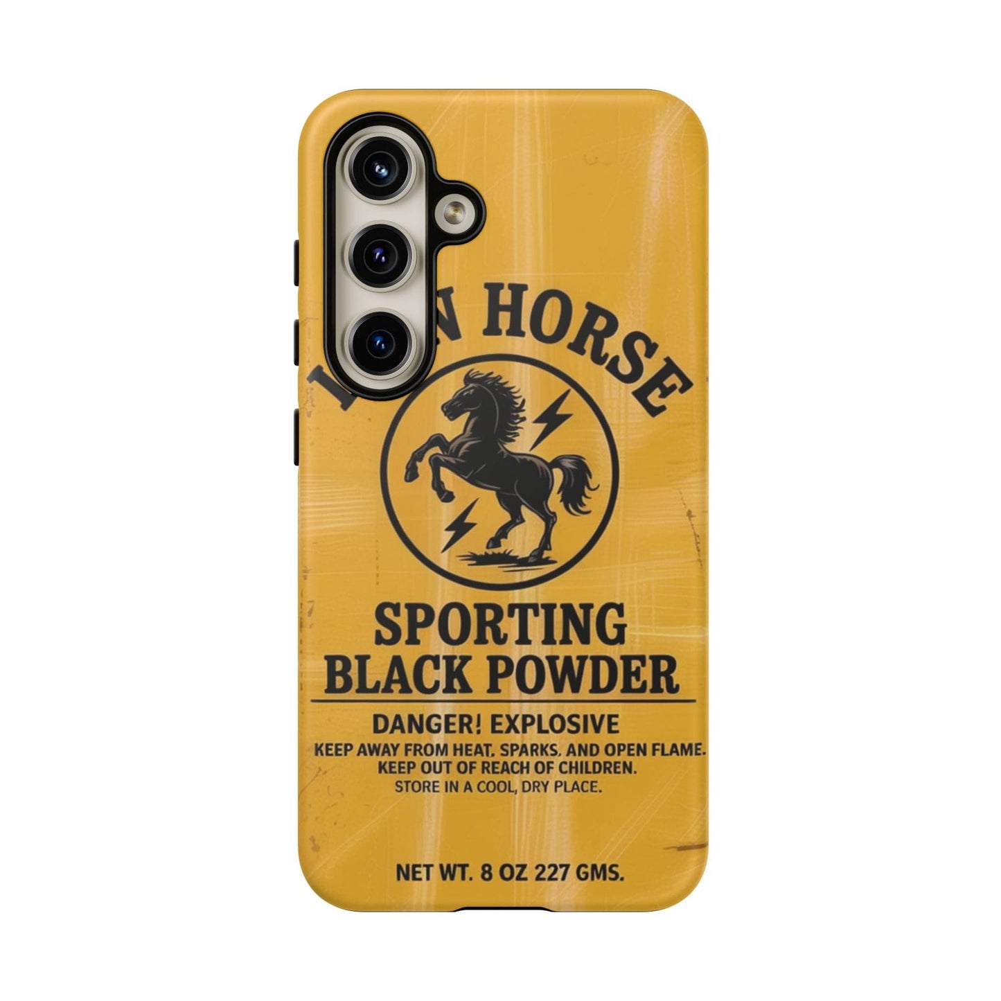 Iron Horse Black Powder Tough Android Case