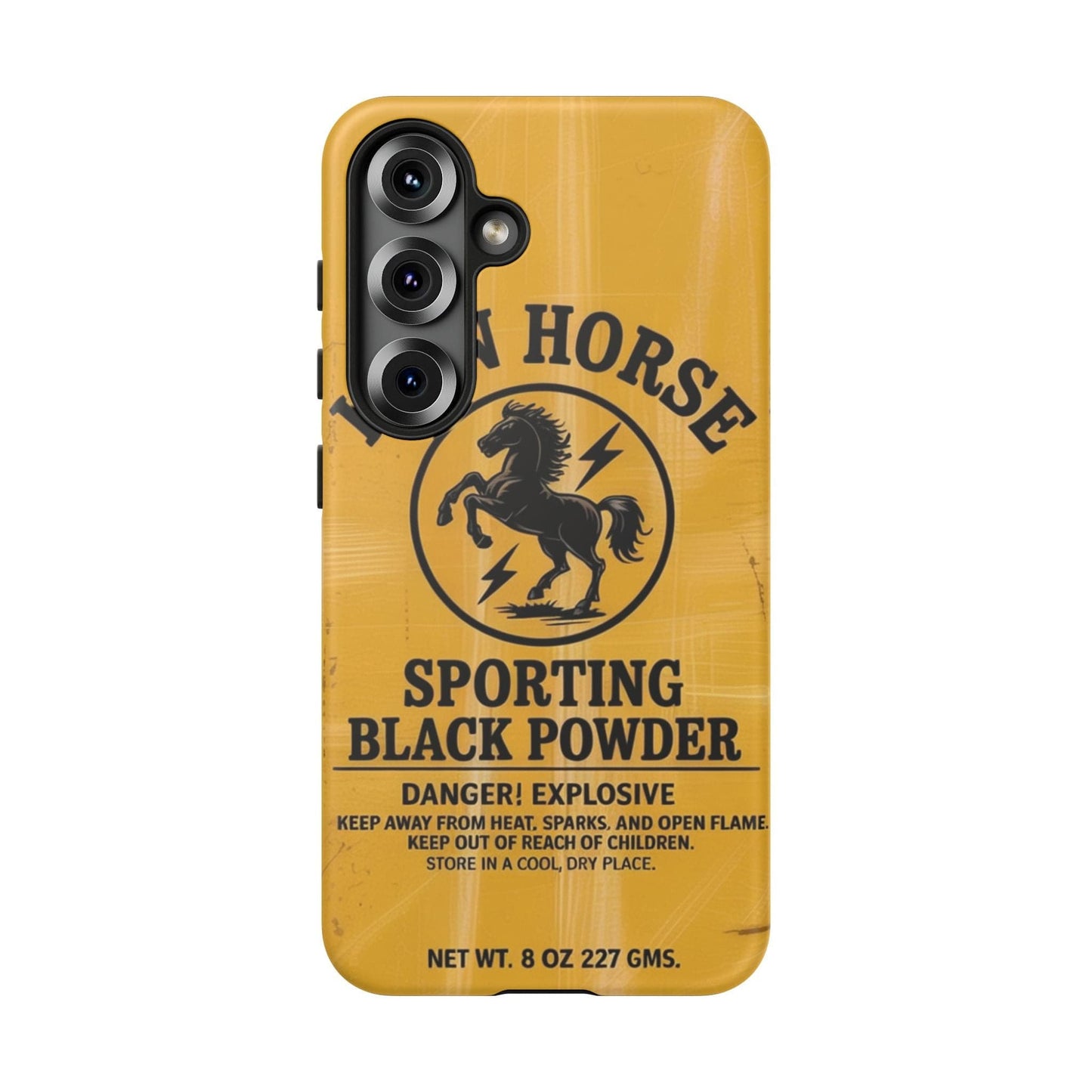 Iron Horse Black Powder Tough Android Case