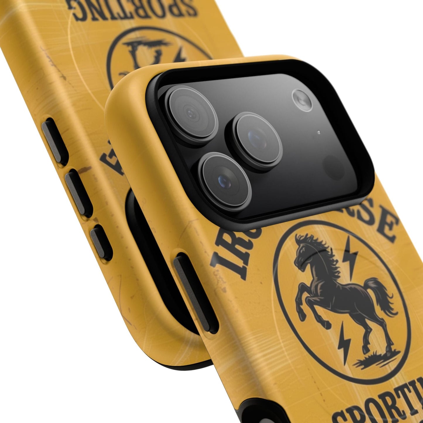 Iron Horse Black Powder Tough Magnetic iPhone Case