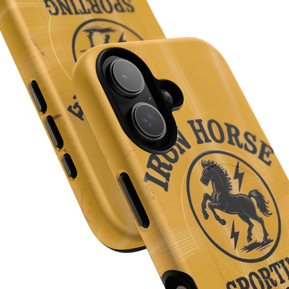 Iron Horse Black Powder Tough Magnetic iPhone Case